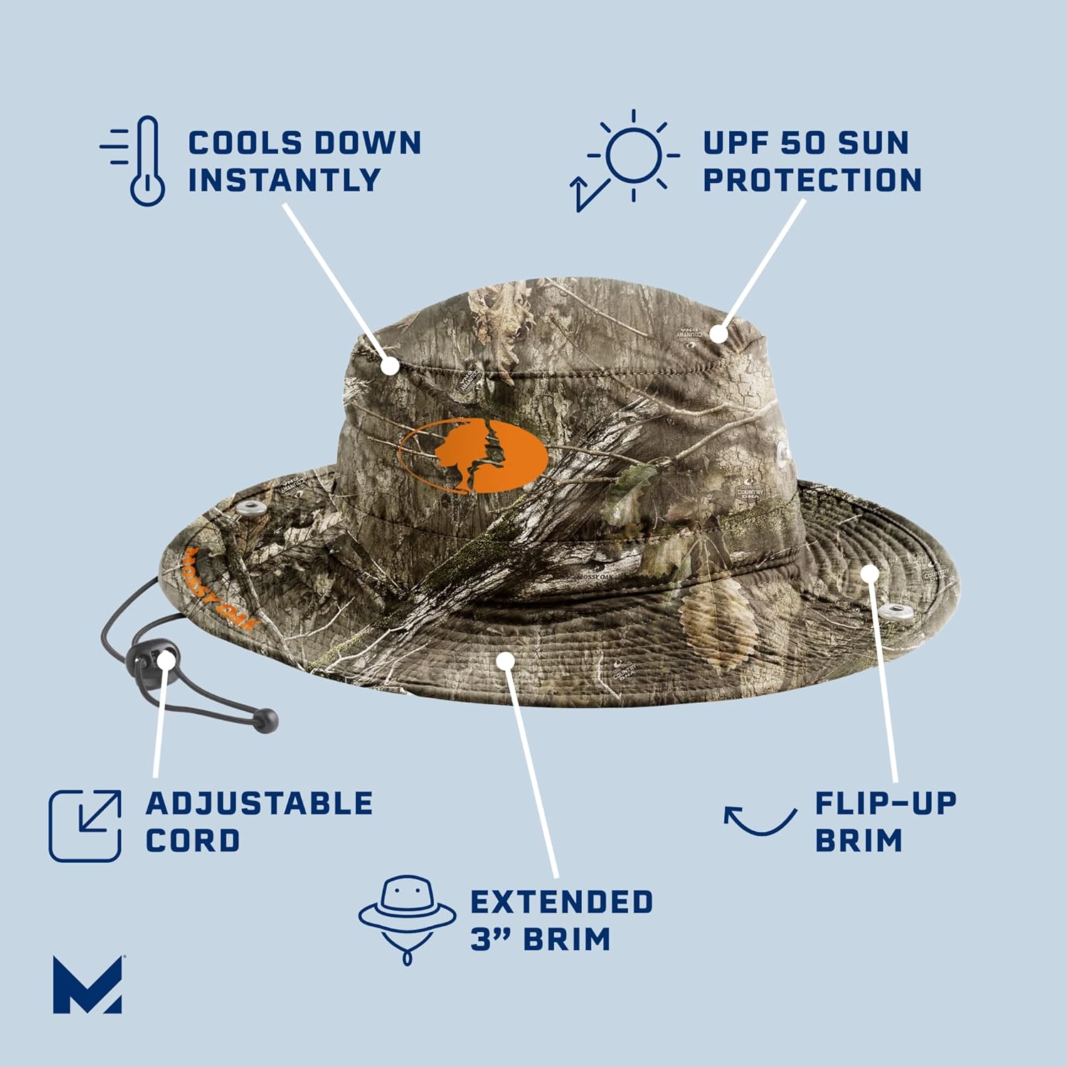 Mũ Mission Mossy Oak Country DNA Bucket Hat